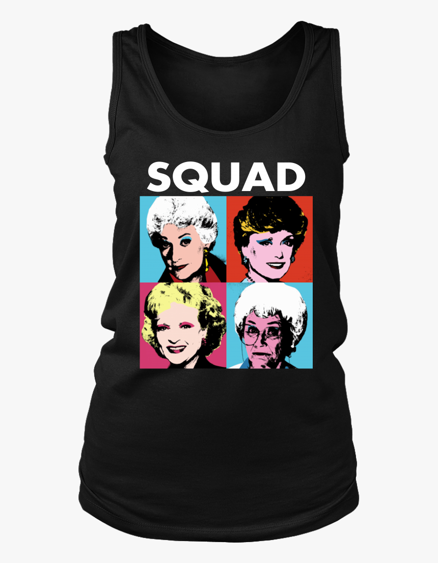 Golden Girls T Shirt , Png Download - Andy Warhol Style Golden Girls Line Art T Shirt, Transparent Png, Free Download