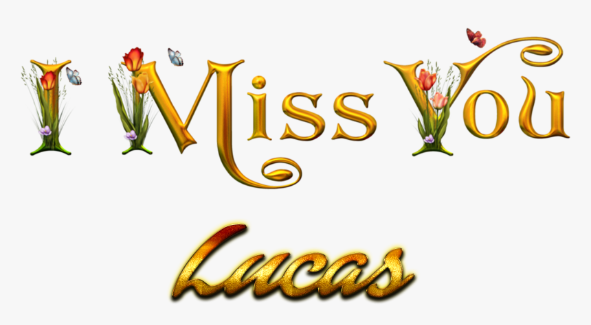 Lucas Miss You Name Png - Name Sebastian, Transparent Png, Free Download