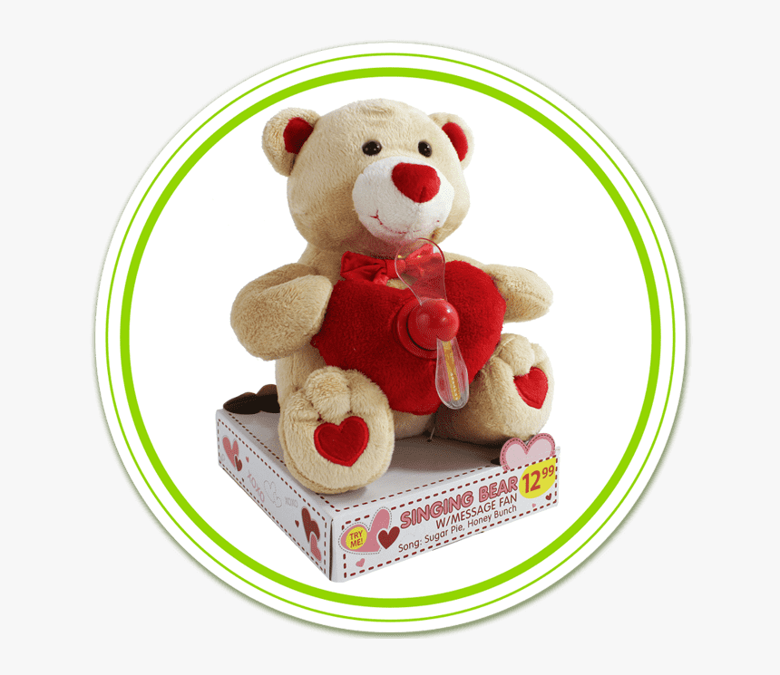 Valentines Bear Led Sound And Light Plush Sound & Light - Teddy Bear, HD Png Download, Free Download