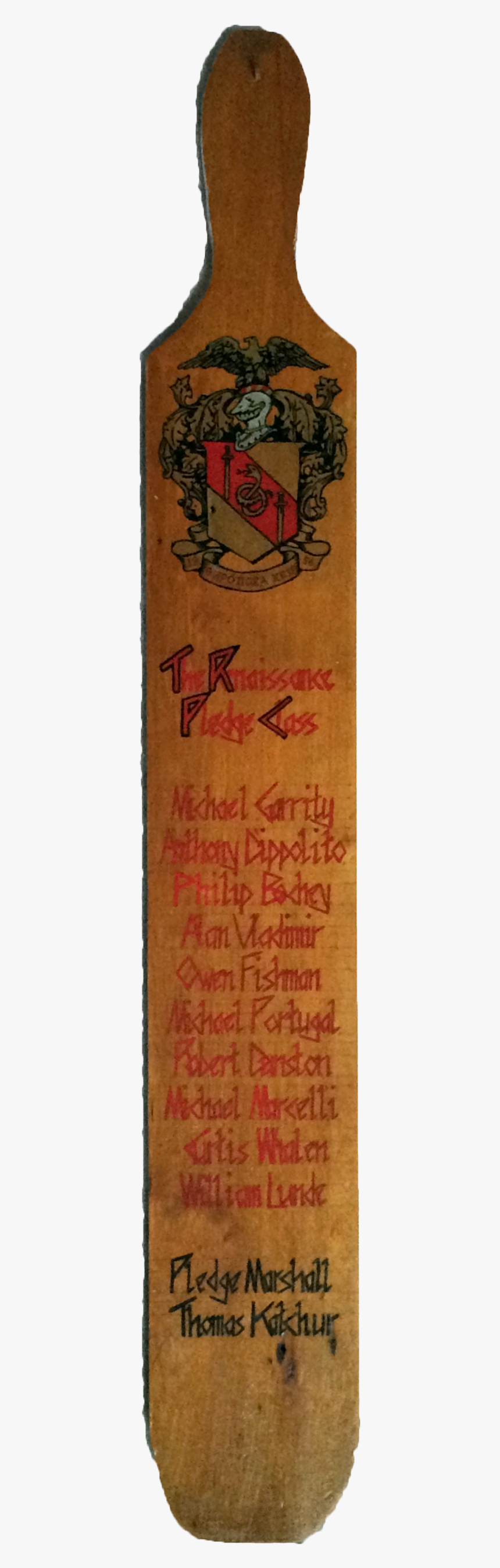 1982 Winter Pledge Class Paddle, HD Png Download, Free Download