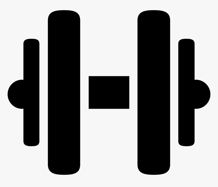 Bodybuilding - Black Dumbbell Png, Transparent Png, Free Download