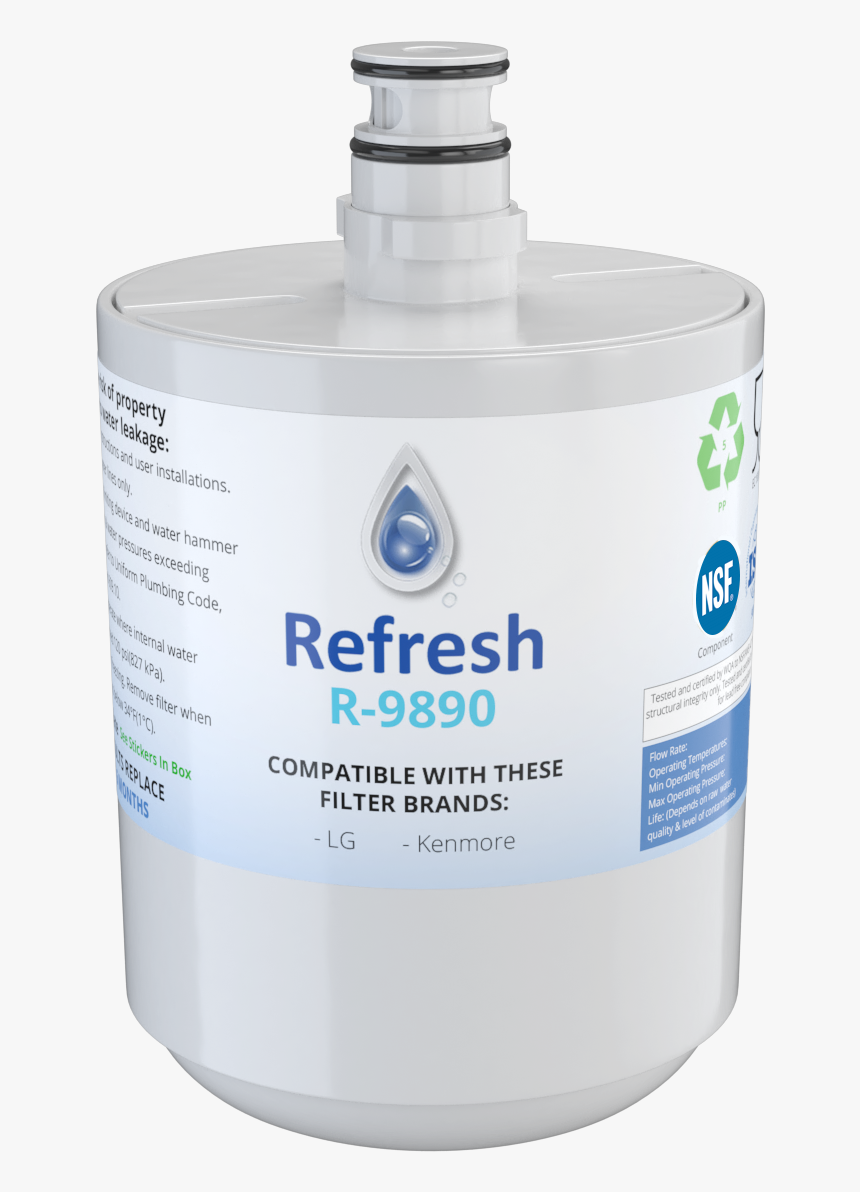 Refresh R-9890 Replacement Water Filter - Water Filter, HD Png Download, Free Download