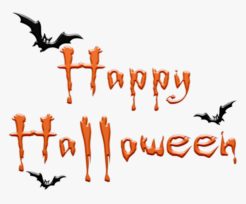 Halloween Text Png - Overlays Halloween Png, Transparent Png, Free Download