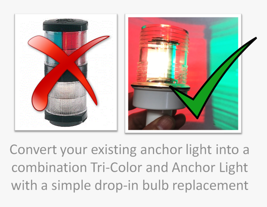 Led Tri-color And Anchor Light Combination Bulb - Flyer, HD Png Download, Free Download