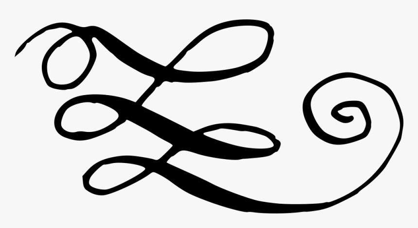Calligraphic Swirls Flourishes 8, HD Png Download, Free Download