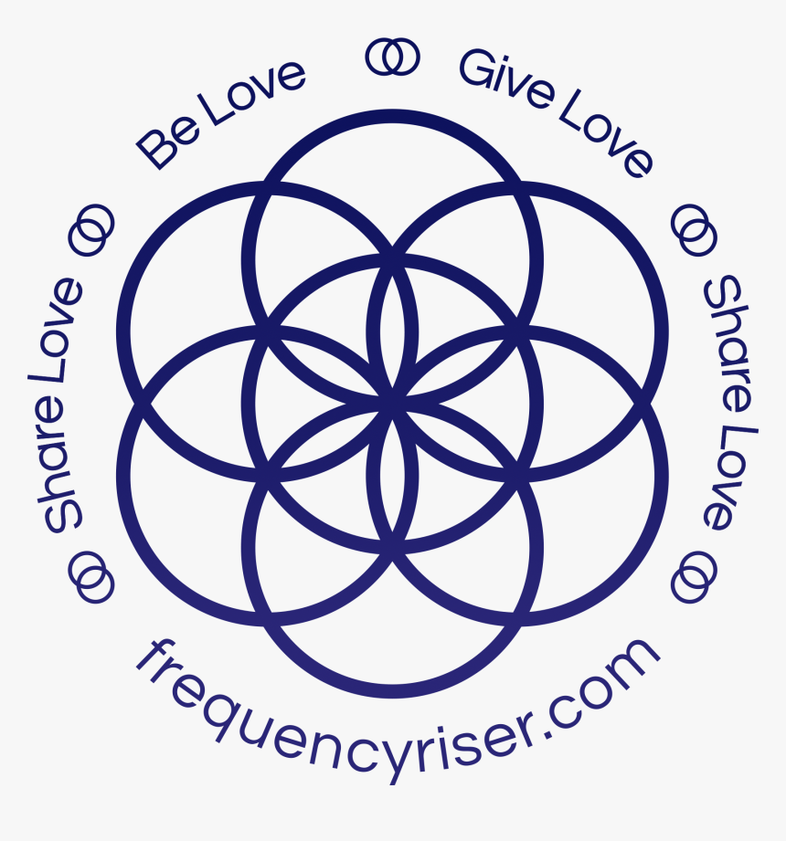 Frequencyriser Seed Of Life Organic White T-shirt - Circle, HD Png Download, Free Download