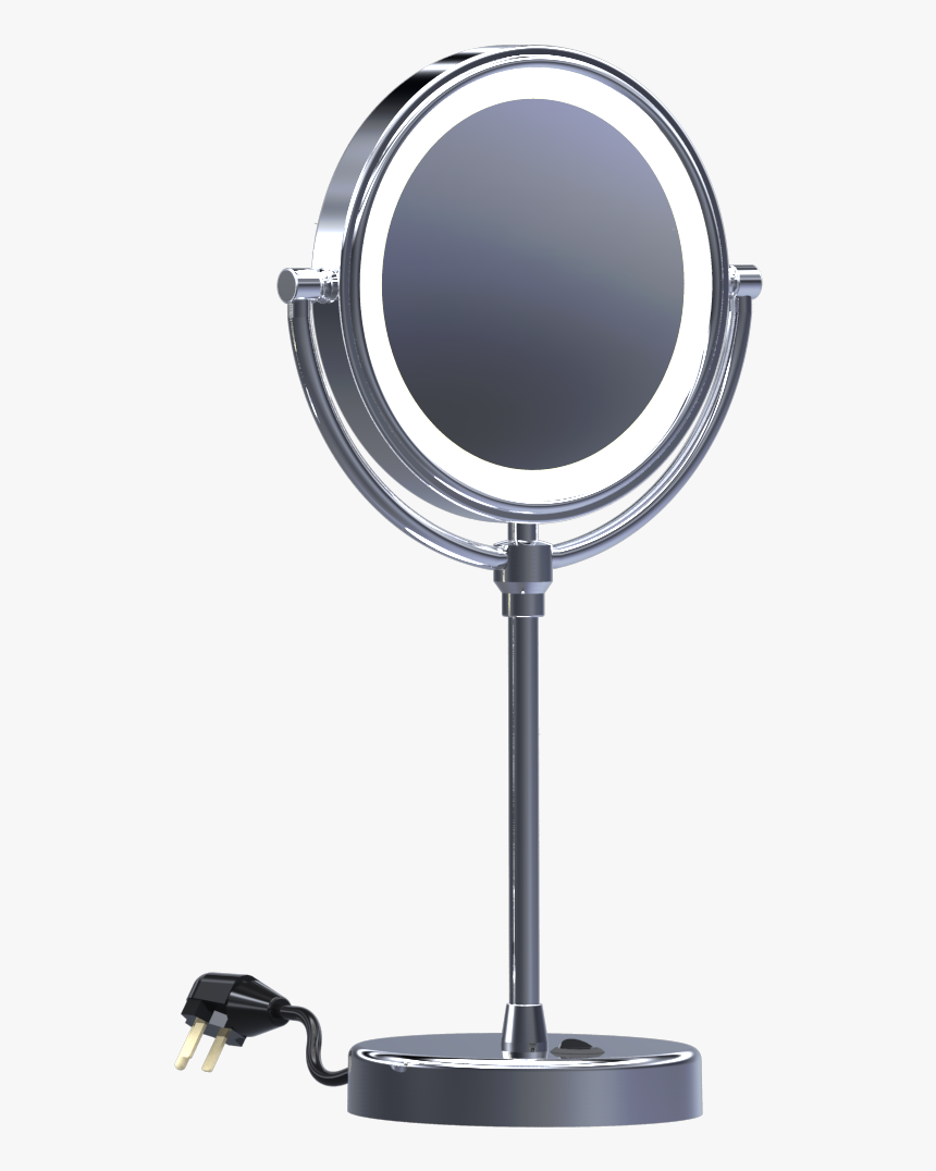 This Round Table Mirror Has A 5x Magnifier On The Front - Circle, HD Png Download, Free Download