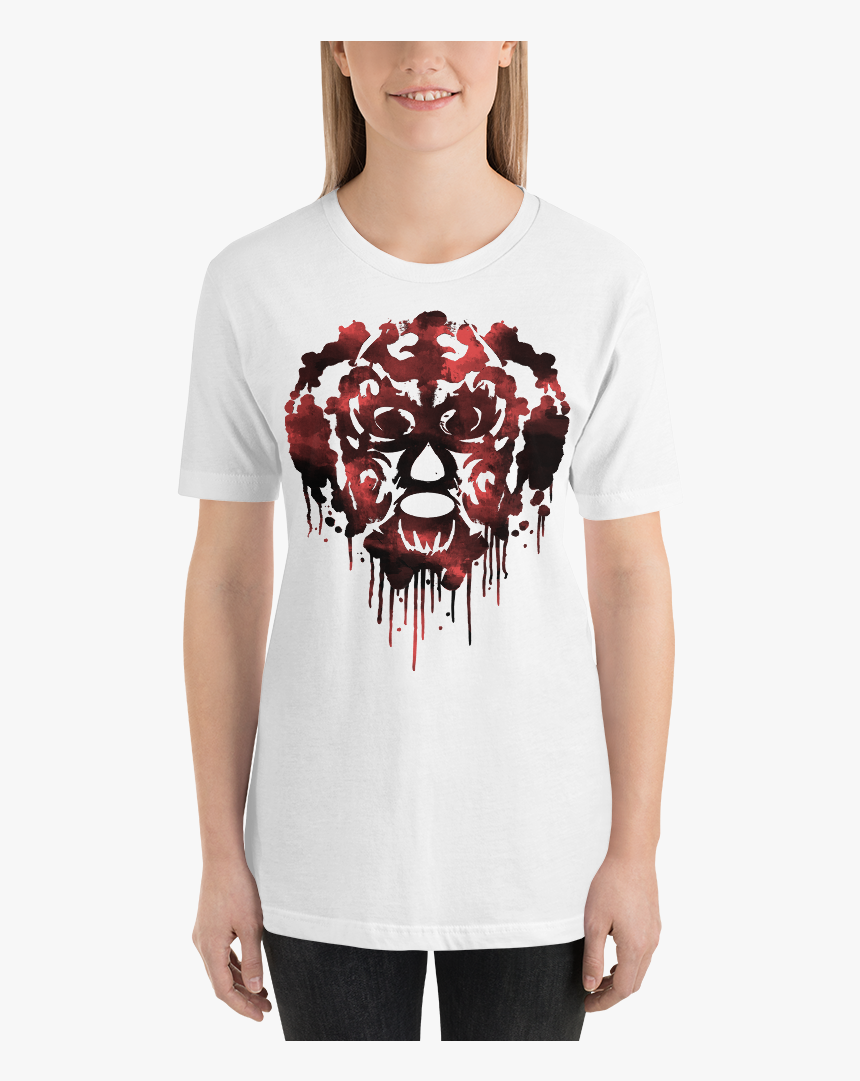 "rorschach Lucha Red&black - T-shirt, HD Png Download, Free Download