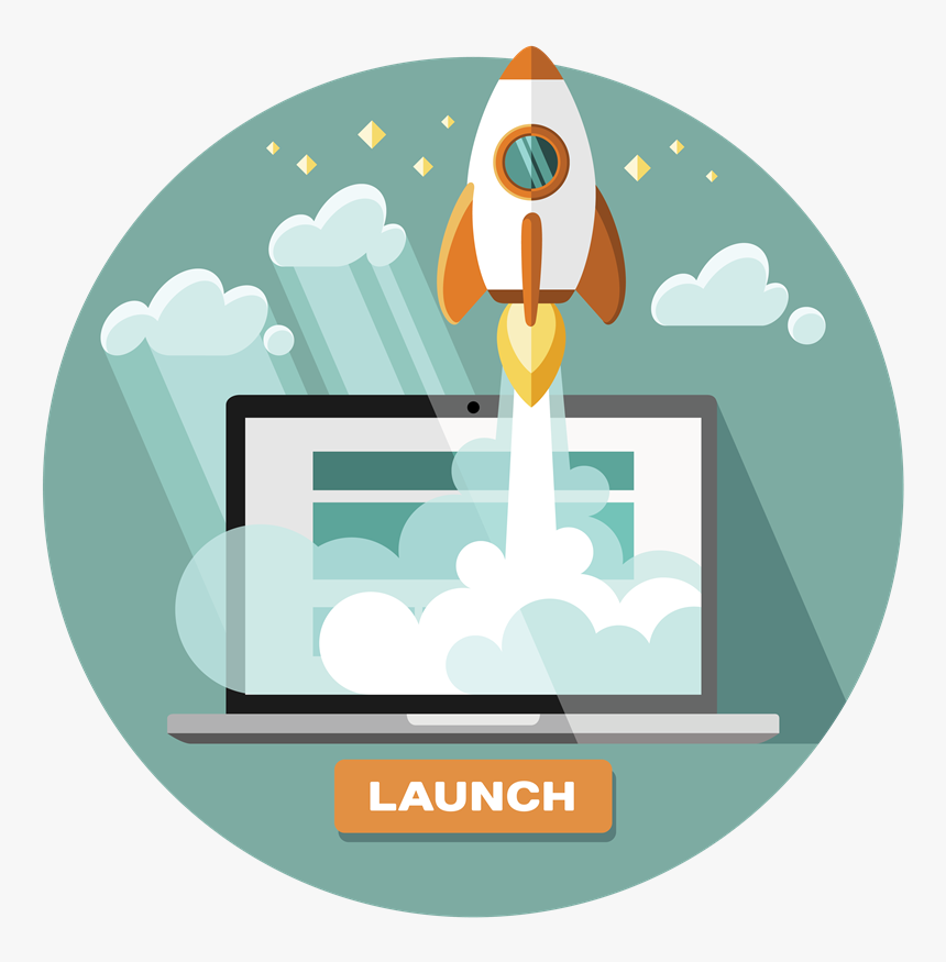 Launching A Website - Launching Website Graphic, HD Png Download, Free Download