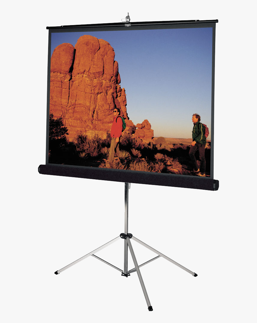 Da-lite Picture King Projection Screen With Tripod - Projector Screen Tripod 6, HD Png Download, Free Download