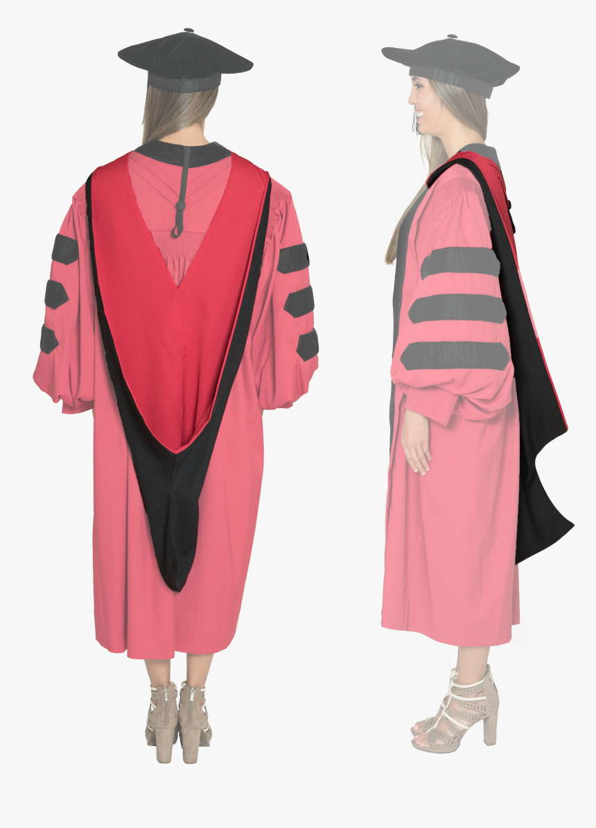 Pink Graduation Hood Png, Transparent Png, Free Download