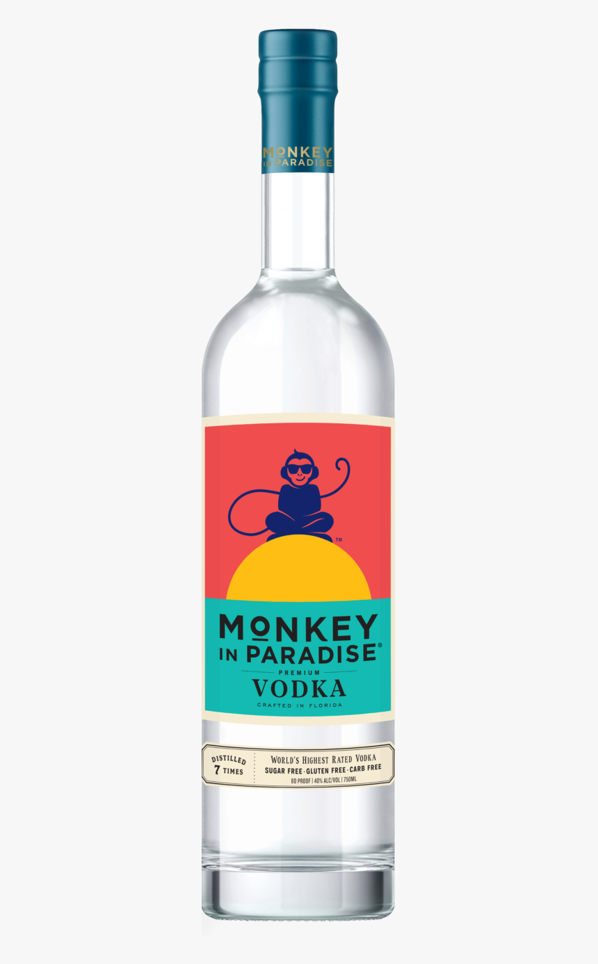 Monkey In Paradise Vodka, HD Png Download, Free Download