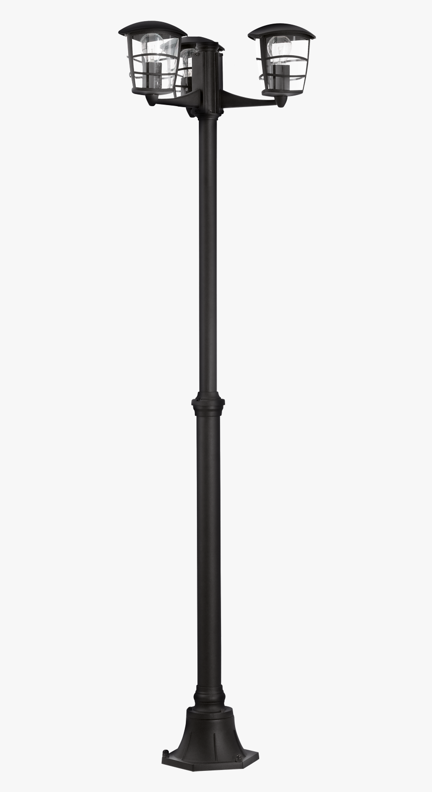 Aloria Outdoor 3l Lampost Black - Candeeiros De Pé Exterior, HD Png Download, Free Download