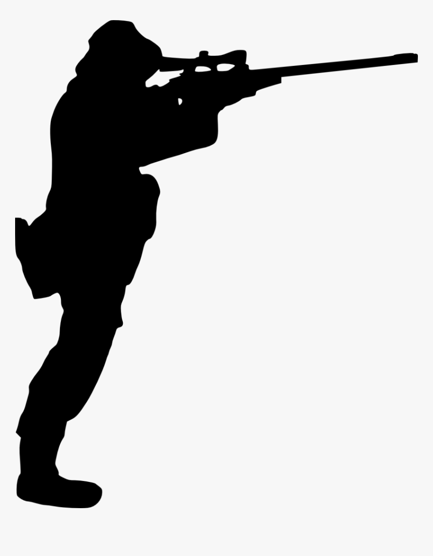 Shooting Sports Silhouette Png, Transparent Png, Free Download