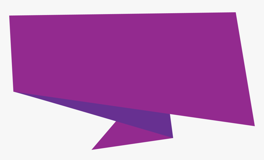 Lilac - Origami Violet Banner, HD Png Download, Free Download