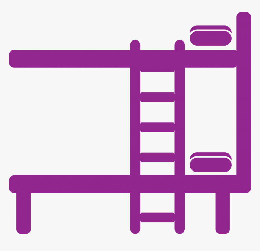 Bunkbed Icon Purple, HD Png Download, Free Download