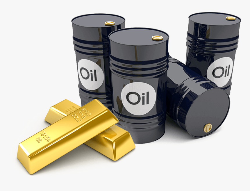 Oil Barrels And Gold Ingots, HD Png Download, Free Download