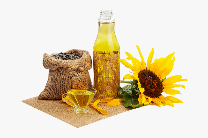 Sunflower Oil With Herbs Png Image - Sunflower Oil Png, Transparent Png, Free Download