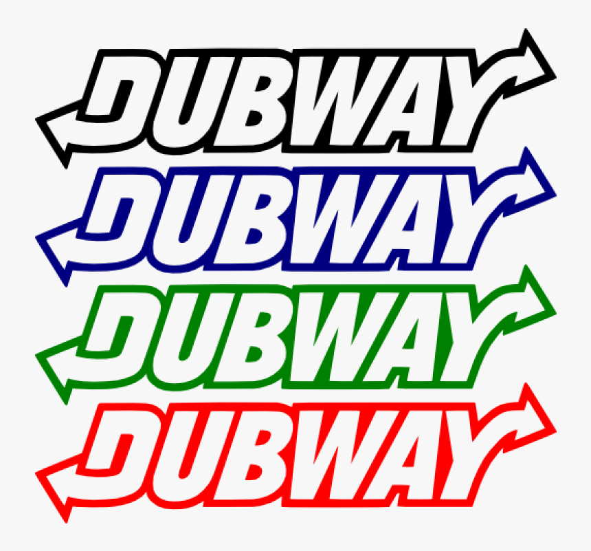 Dubway Single Color Decal, HD Png Download, Free Download