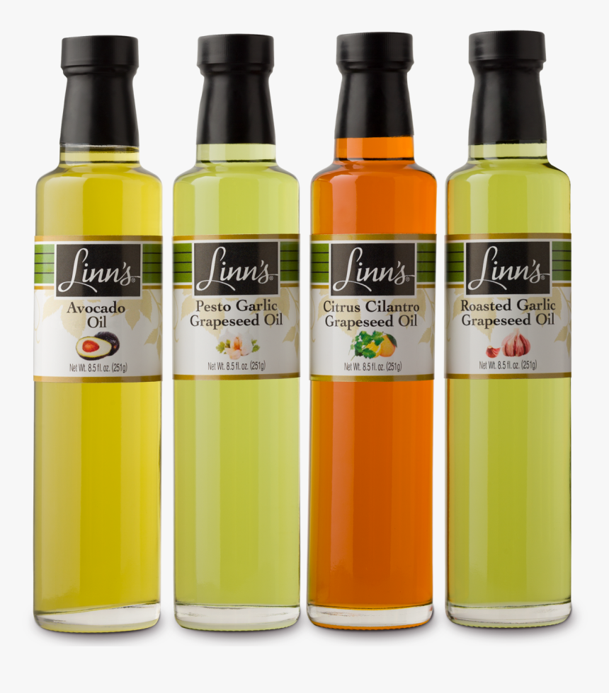 Linn"s Flavored Cooking Oils, - Glass Bottle, HD Png Download, Free Download