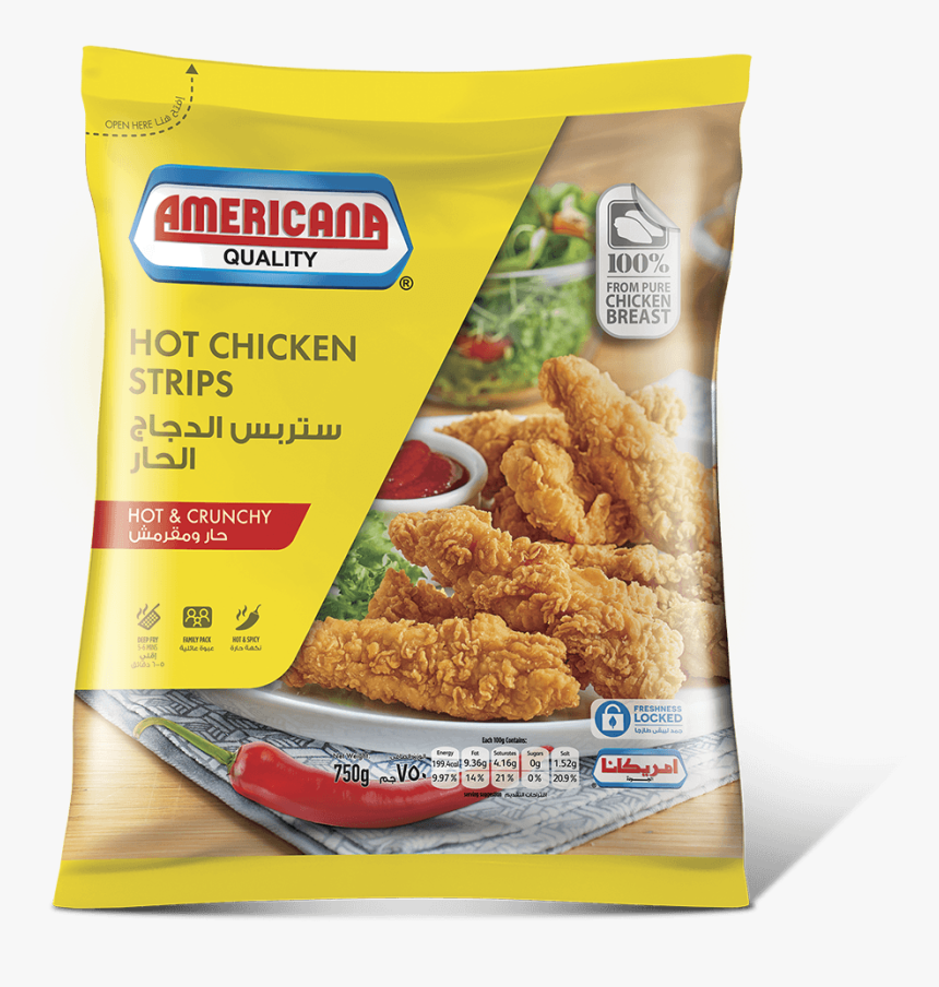 Chicken Fillet Strips Americana, HD Png Download, Free Download