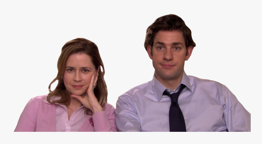 #pam #jim #theoffice #person #people #funny #show #tvshow - Jim And Pam From The Office, HD Png Download, Free Download
