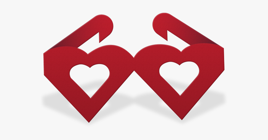 Shubert Heart-shaped Glasses - Heart, HD Png Download, Free Download