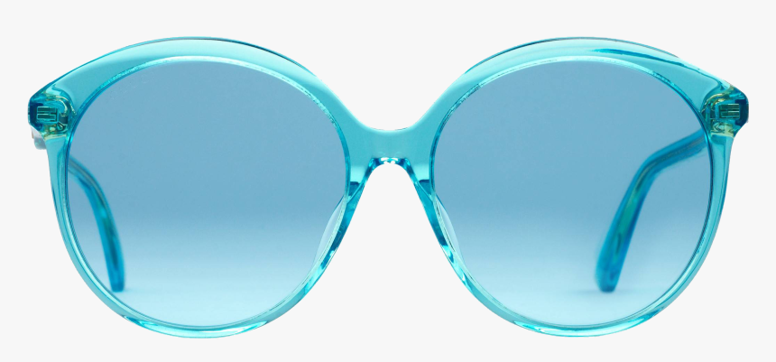 gucci round blue sunglasses