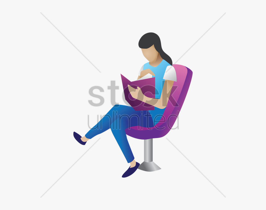 Reading - Sitting, HD Png Download, Free Download