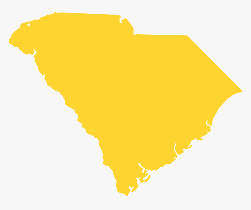 South Carolina Map Charles Town, HD Png Download, Free Download