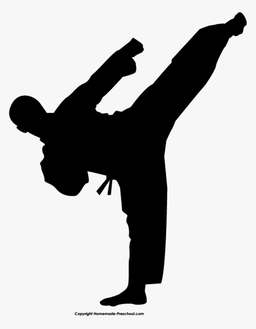 Karate Silhouette Png High Quality Image - Karate Clipart, Transparent Png, Free Download