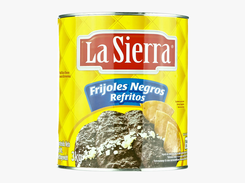 Frijoles Negros Refritos, La Sierra Dose 3 Kg - La Sierra Beans Black Refried, HD Png Download, Free Download