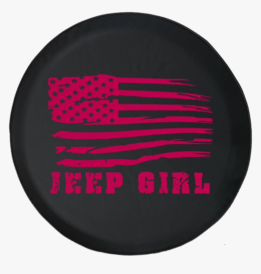 Spare Tire Cover Girl Pink American Flag Camperfor - Lipstick, HD Png Download, Free Download