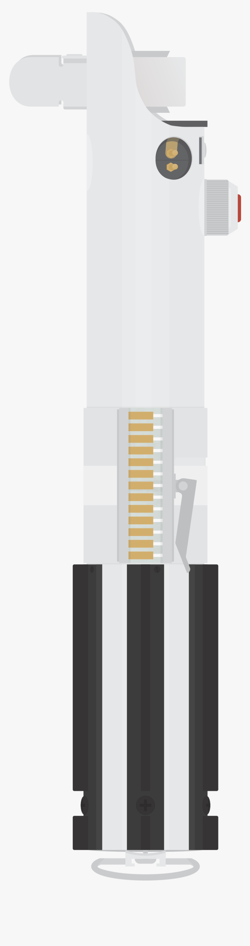 Anakin Skywalker Lightsaber Esb Blueprint, HD Png Download, Free Download