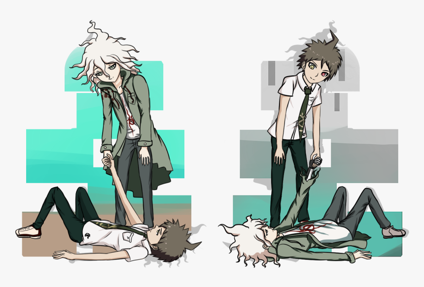 File 8e84c06034 Original - Danganronpa Komahina, HD Png Download, Free Download