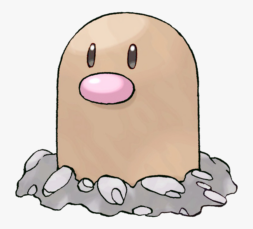 47, 28 September - Diglett Pokemon, HD Png Download, Free Download