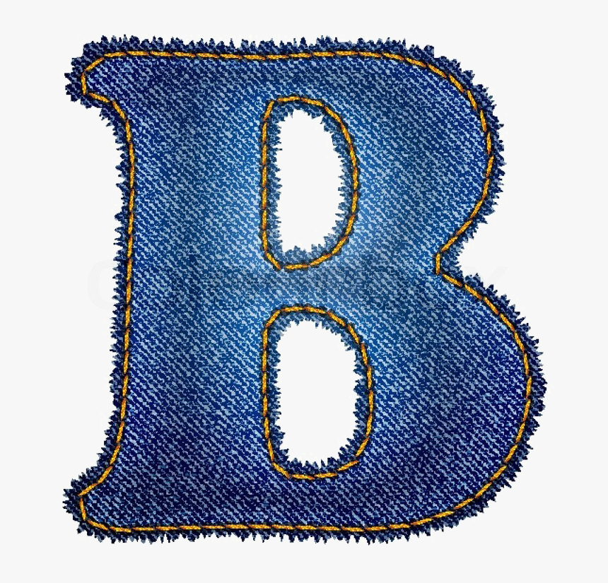 Letter B Png Photo , Png Download - Jeans Alfabeto B, Transparent Png, Free Download