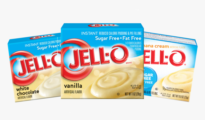 Jell-o Sugar Free, Fat Free Instant Pudding - Jello, HD Png Download, Free Download
