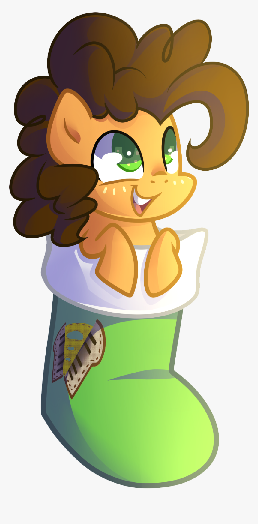 Cheese Sandwich Stocking By Drawntildawn Cheese Sandwich - Cheese Sandwich Christmas Mlp, HD Png Download, Free Download