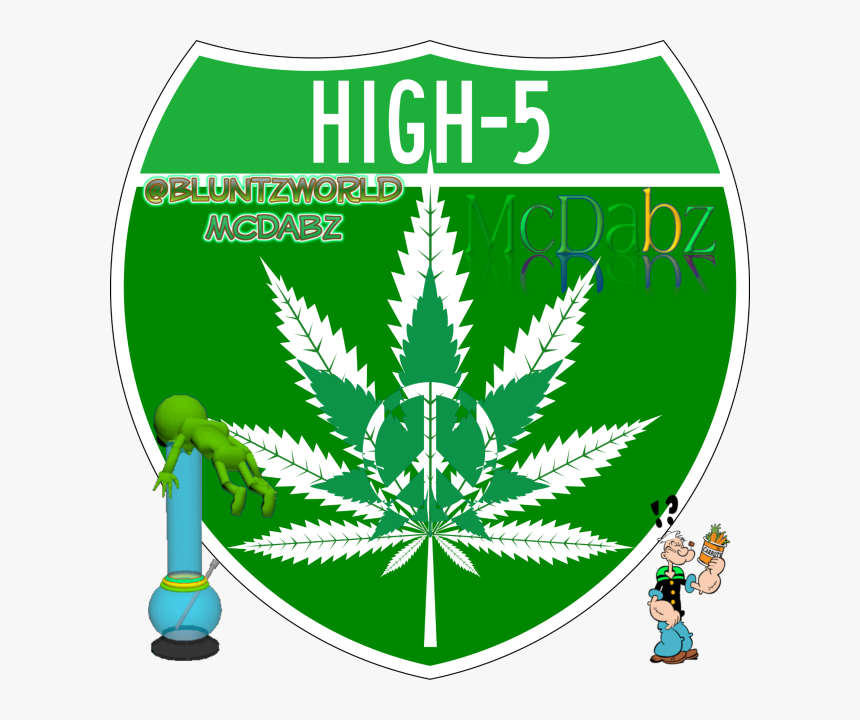 Image - High 5 Marijuana, HD Png Download, Free Download