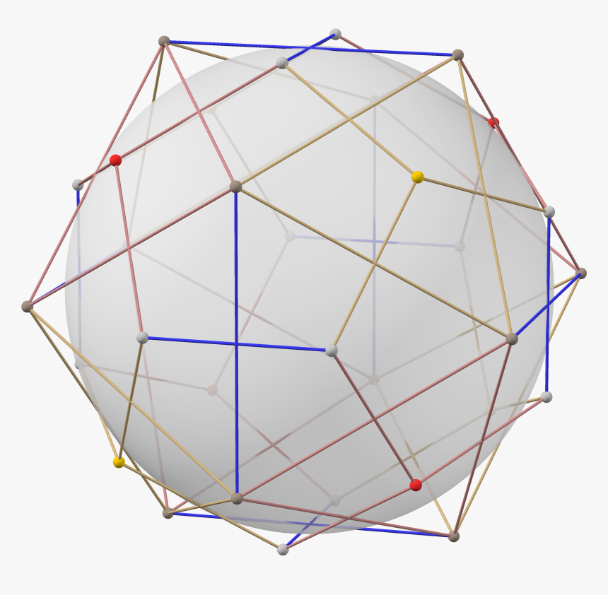 Polyhedron Snub 4-4 Left And Dual In Sphere - Umbrella, HD Png Download, Free Download