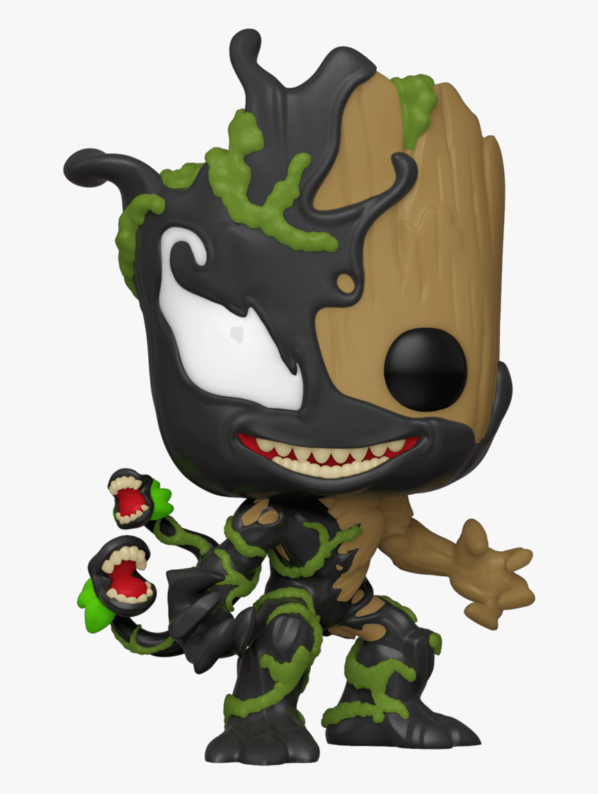 Marvel Venom Groot Pop Vinyl Figure - Funko Pop Venomized Groot, HD Png Download, Free Download