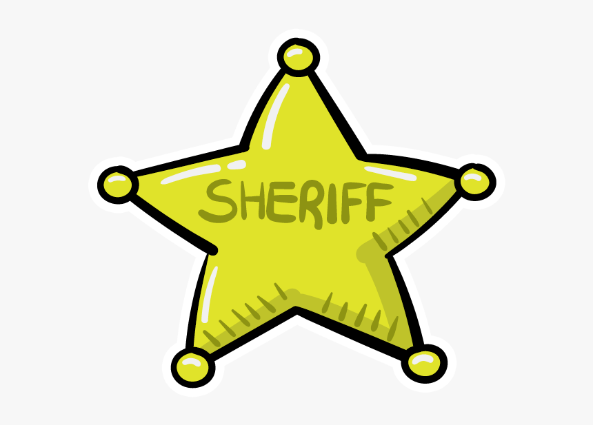 Dust Buddies Sheriff Star , Png Download, Transparent Png, Free Download