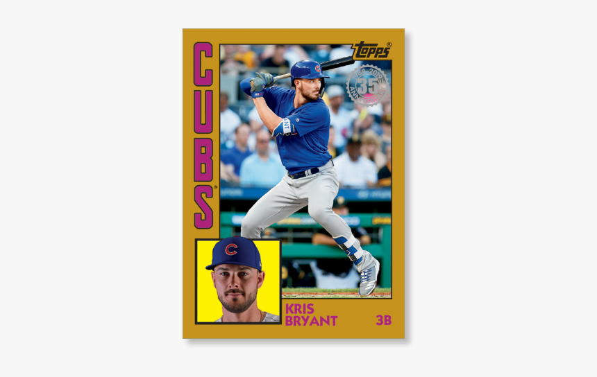 2019 Topps Series 1 Baseball Kris Bryant 1984 Topps - Topps, HD Png Download, Free Download