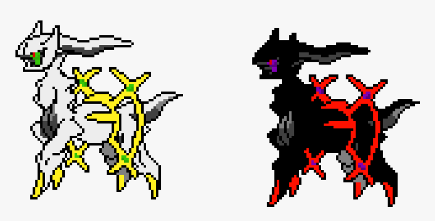 Arceus Pixel Art Minecraft, HD Png Download, Free Download