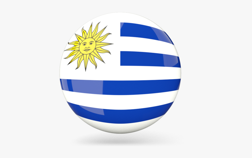 Glossy Round Icon - Uruguay Flag Icon Png, Transparent Png, Free Download