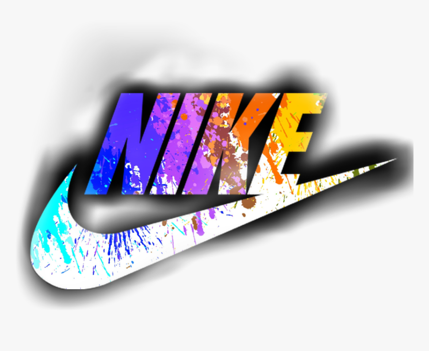 colorful nike logo