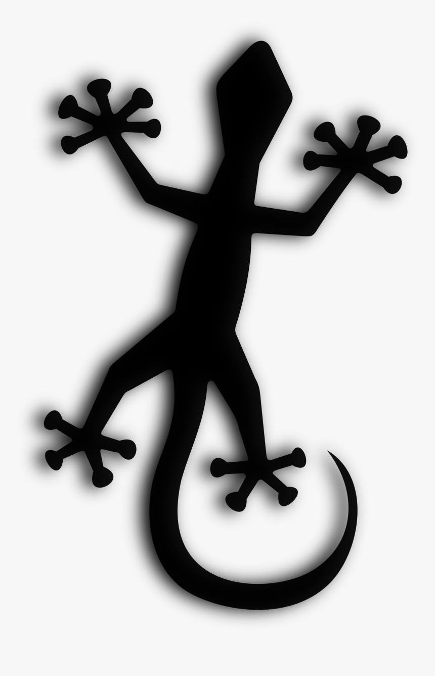 Silhouette Symbol Gecko - Gecko, HD Png Download, Free Download