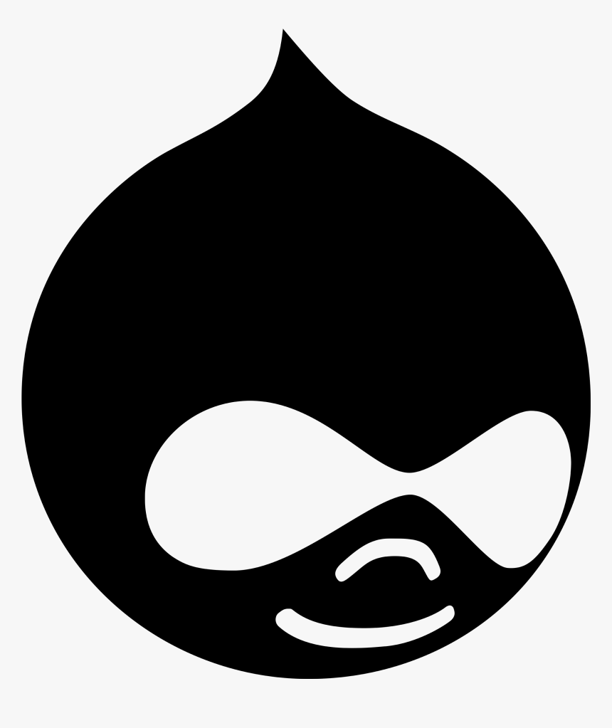 4096 Black - Drupal Icon, HD Png Download, Free Download