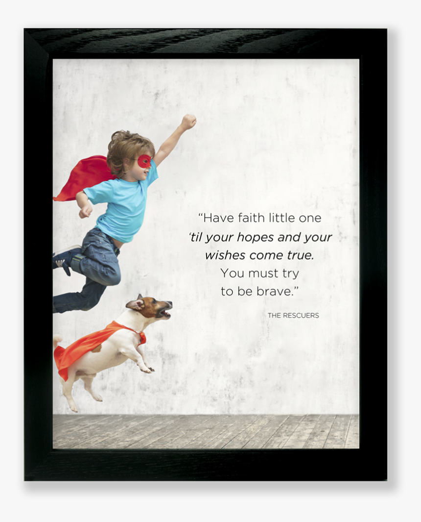 Brave 8 X 10 With Frame - Super Kid Template, HD Png Download, Free Download